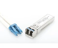 „Digitus Mini SFP+“ modulis DN-81200 daugiamodis DDM LC dvipusis jungtis, 10000 Mbit/s, bangos ilgis 850 nm, maksimalus perdavimo atstumas 300 m