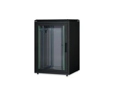 DIGITUS Netzwerkschrank Unique 22HE 1164x800x800mm juodas (Speditionsversand)