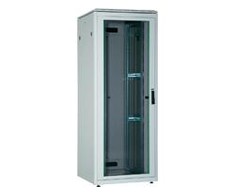 DIGITUS Netzwerkschrank Unique 42HE 2053x800x1000mm juodas (Speditionsversand)