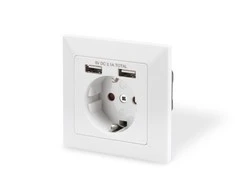 Digitus Apsauginis lizdas, skirtas montuoti po 2 USB jungtys | DA-70613