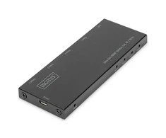 Assmann Electronic Assmann elektroninis DIGITUS DS-45323 itin plonas HDMI skirstytuvas 1x4 4K/60Hz HDR HDCP 2.2 18Gbps, maitinamas mikro USB