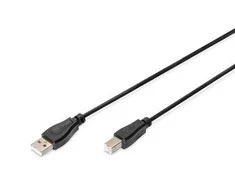 Digitus DB-300102-018-S USB 2.0 kabelis tipas A - B M/M, 1,8 m, juodas