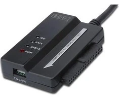 Assmann Electronic DIGITUS USB3.0 adapterio laidas prie SATA ir IDE, įskaitant maitinimo šaltinį 2,5" + 3,5" HDD + SSD