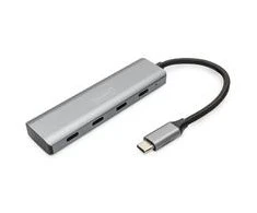 Assmann Electronic DIGITUS USB-C 4 prievadų HUB 4x USB-C 3.1 Gen1 5Gbps