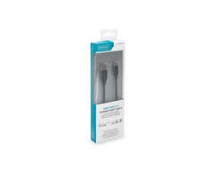 USB kabelis Digitus USB-A - USB-C 1 m Juodas (DB-300136-010-S)