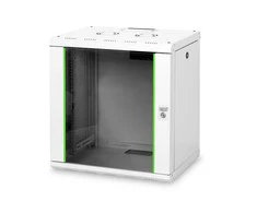 Digitus | Wall Mounting Cabinet | DN-19 12-U | IP protection class: IP20; Front door: Glass door, single opening; Cabinet type: Wall mounting cabinet; Equipment mounting depth min.-max.: 305-370 mm; Load capacity: 100 kg | Pilkas