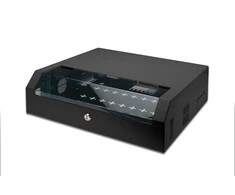Assmann Electronic DIGITUS sieninė spinta 19 colių plona linija 5HE montavimo galimybė 2HE vertikali 3HE horizontali juodas RAL 9005