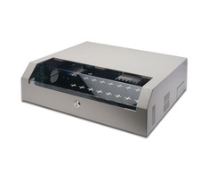 Assmann Electronic DIGITUS wall closet 19inch slim line 5U installation option 2U vertical 3U horizontal pilka RAL7035