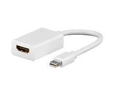 Goobay | Mini DisplayPort/HDMI adapterio laidas 1.1 | 51729 | Baltas | Mini DisplayPort vyriškas | HDMI moteriškas (A tipas)