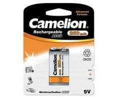 Camelion 9V/6HR61, 250 mAh, Ni-MH įkraunamos baterijos, 1 vnt.