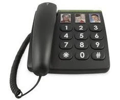 Išmanusis telefonas Doro PhoneEasy 331ph Juodas