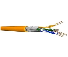 Draka kabelis instalacyjny CAT 7 4x2xAWG23/1 S/FTP - 2xekranowany: PIMF+Total Shield (Braid) sztywny LS0H