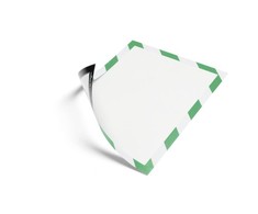 Durable DURAFRAME MAGNETIKOS SAUGUMAS A4 5St grUn / baltas
