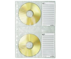 Durable KOSZULKA ZAWIESZKOWA NA CD POCZWÓRNA Z WYŚCIÓŁKĄ OCHRONNĄ 5szt.