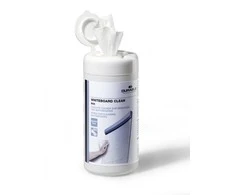 Baltosios lentos valymo servetėlės DURABLE, drėgnos, 100 vnt.