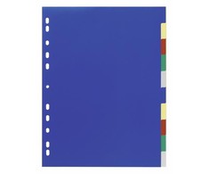 Laikiklis Durable NEIGIAMAS Ordnerregister blanko 2x5fg überbreit 10Bl