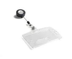 Laikiklis Durable Staples NEIGIAMAS Identifikavimo kortelių su 54x85 mm traukos mechanizmu identifikatorius, 10 vienetų