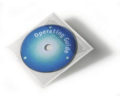 Durable Pocketfix CD / DVD lipni kišenė 10 vienetų