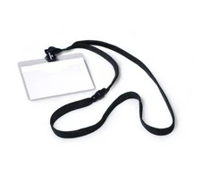 DURABLE Namensschild Textilband 10 6x9cm 10er Pck juodas