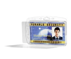 Durable Staples NEIGIAMAS EtuI dviems tapatybės kortelės 54x85mm, 10 vienetų