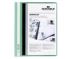 Aplankas dokumentams su įsegėle ir kišene DURABLE DURAPLUS