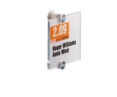 Durable 105 X 105 MM GALUTINĖ KRIZĖ INFORMACINĖ LENTELĖ