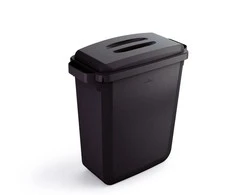 Durable Šiukšlių dėžė rūšiavimui DURABIN® 60L stačiakampė, pilka sp. (dangtis perkamas atskirai)