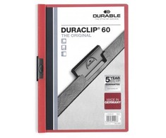 Durable Spaudžiamoji darbinė knyga A4 / 60 puslapių Raudona
