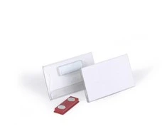Durable NEIGIAMAS Namensschild m Magnet 40x75mm 25erPck transp