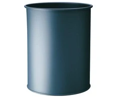 Šiukšliadėžė Durable Krepšys metalowy apvalus 15 Liter antracito