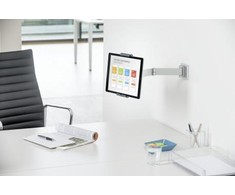 Durable Patvarus planšetės laikiklis WALL ARM metalinis sidabras 8934-23