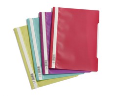 Plastikinis segtuvėlis Durable A4, su universalia perforacija, violietinės spalvos