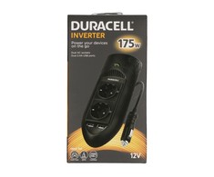 Galia – Duracell DRINV15-EU 175W Twin EU Socket Inverteris 240V AC, 2 USB prievadai