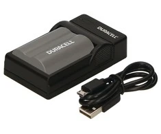 Duracell Charger with USB Cable for DRNEL3/EN-EL3/EN-EL3a