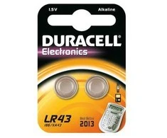 Duracell LR43 Vienkartinė baterija SR43 Šarminis