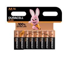 Duracell Batterie Plus NAUJA – AA (MN1500/LR06) Mignon 16St.