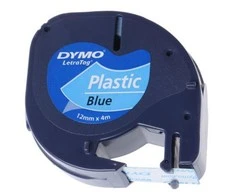 DYMO S0721650 etikečių juostelė Juoda ant mėlynos