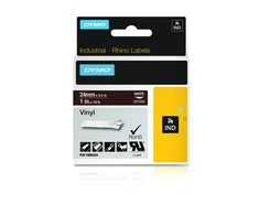 DYMO Rhino Vinilinė Juostelė 19mm x 5.5m / baltas ant raudonos (1805422)