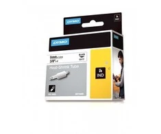 DYMO 18053 RHINO Termo vamzdelis 9mm x 1,5m (balta / juodas šifras)