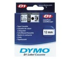 Juostelė DYMO D1 12mm x 7m, vinilinė, juoda ant balto / S0720530 45013