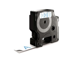 DYMO D1 Standard - Mėlyna on Baltas - 19mm etikečių juostelė Mėlyna ant balto paviršiaus