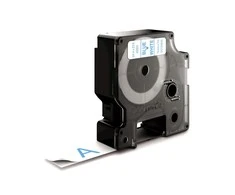 DYMO D1 Standard - Mėlyna on Baltas - 19mm etikečių juostelė Mėlyna ant balto paviršiaus