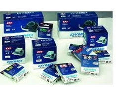 DYMO D1 Juostelė 9mm x 7m / juodas ant mėlynos (40916 / S0720710)