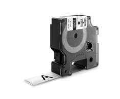 DYMO Rhino Professional, pastebimai susitraukiantis vamzdelis, 19x1,5 mm, juodas tekstas ant baltos žarnos, 1,5 m 18057