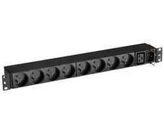 Eaton FlexPDU 8 FR maitinimo paskirstymo įrenginys 1U Juoda 1 AC išvestis(ys / čių)