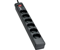 Eaton PS6D viršįtampių ribotuvas 6 AC išvestis(ys / čių) 220 - 250 V Juoda, Balta 1 m