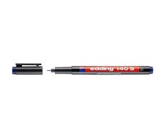 Permanentinis žymeklis-rašiklis Edding 140S OHP, apvaliu galiuku, 0.3mm, mėlynos spalvos