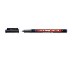 Permanentinis žymeklis-rašiklis Edding 140S OHP, apvaliu galiuku, 0.3mm, mėlynos spalvos