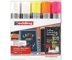 Edding Kreminės Marker e.-4090 EDING, 4-15 mm, 5 vnt, spalvų derinys