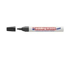 Permanentinis žymeklis Edding 8300, 1,5-3mm, apvaliu galiuku, juodos spalvos